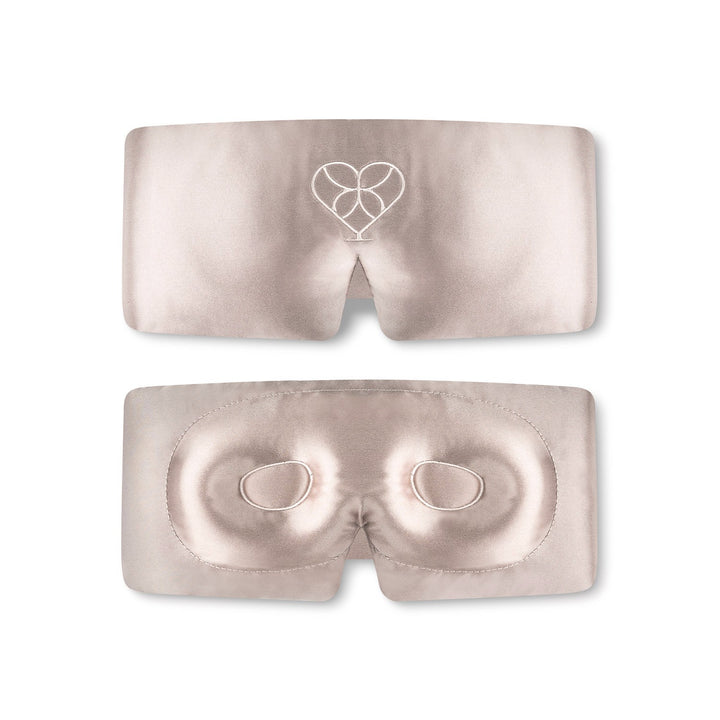 Image principale du masque en soie de sommeil en gris